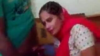 Desi mother giving blowjob to son s friends